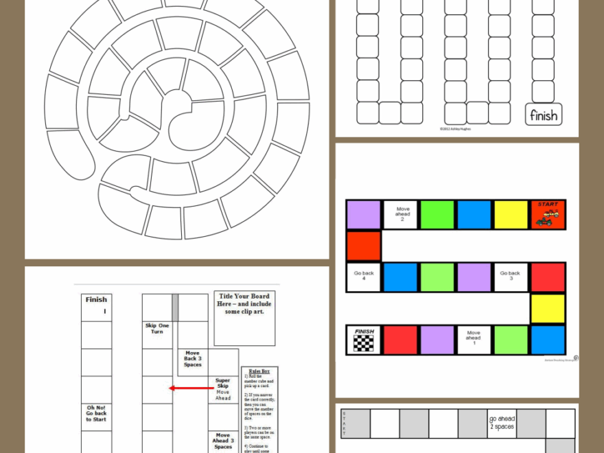 10 Best Free Printable Blank Board Games PDF For Free At Printablee