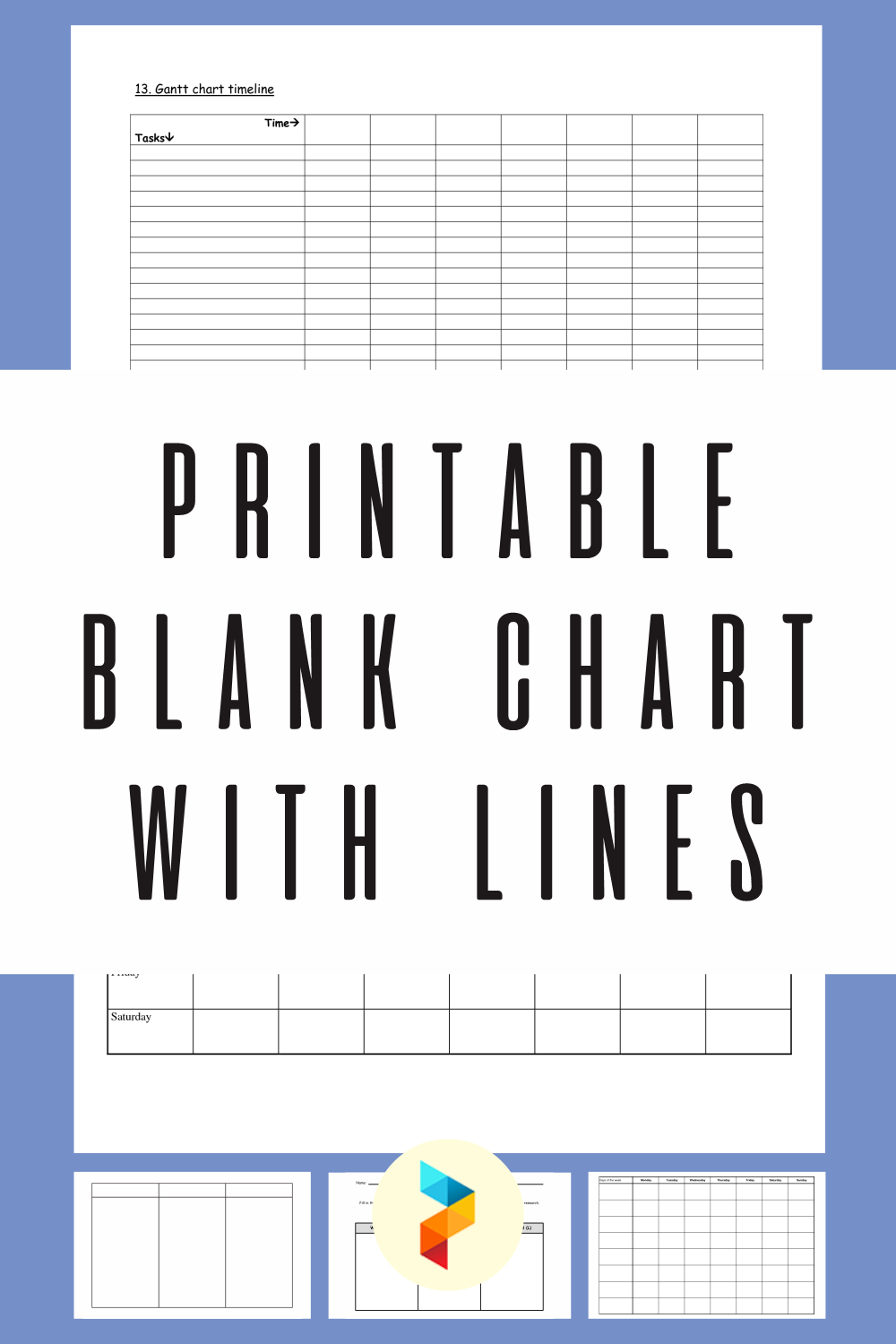 Free Printable Blank Chart