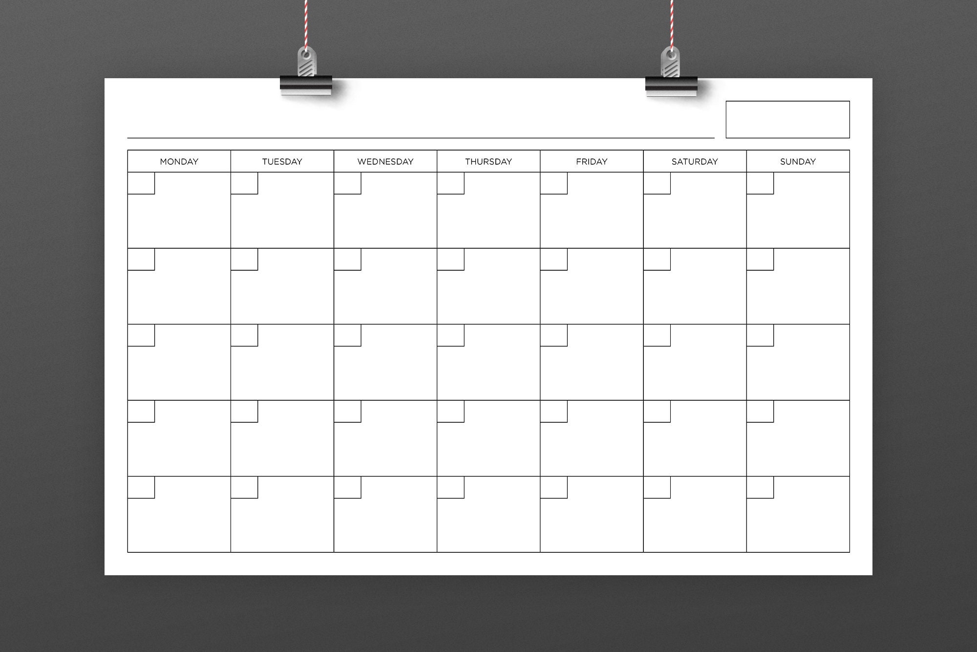 11x17 Inch Blank Calendar 11 X 17 Printable Calendar Calendar Template Reusable Calendar Perpetual Calendar Calendar PDF Etsy