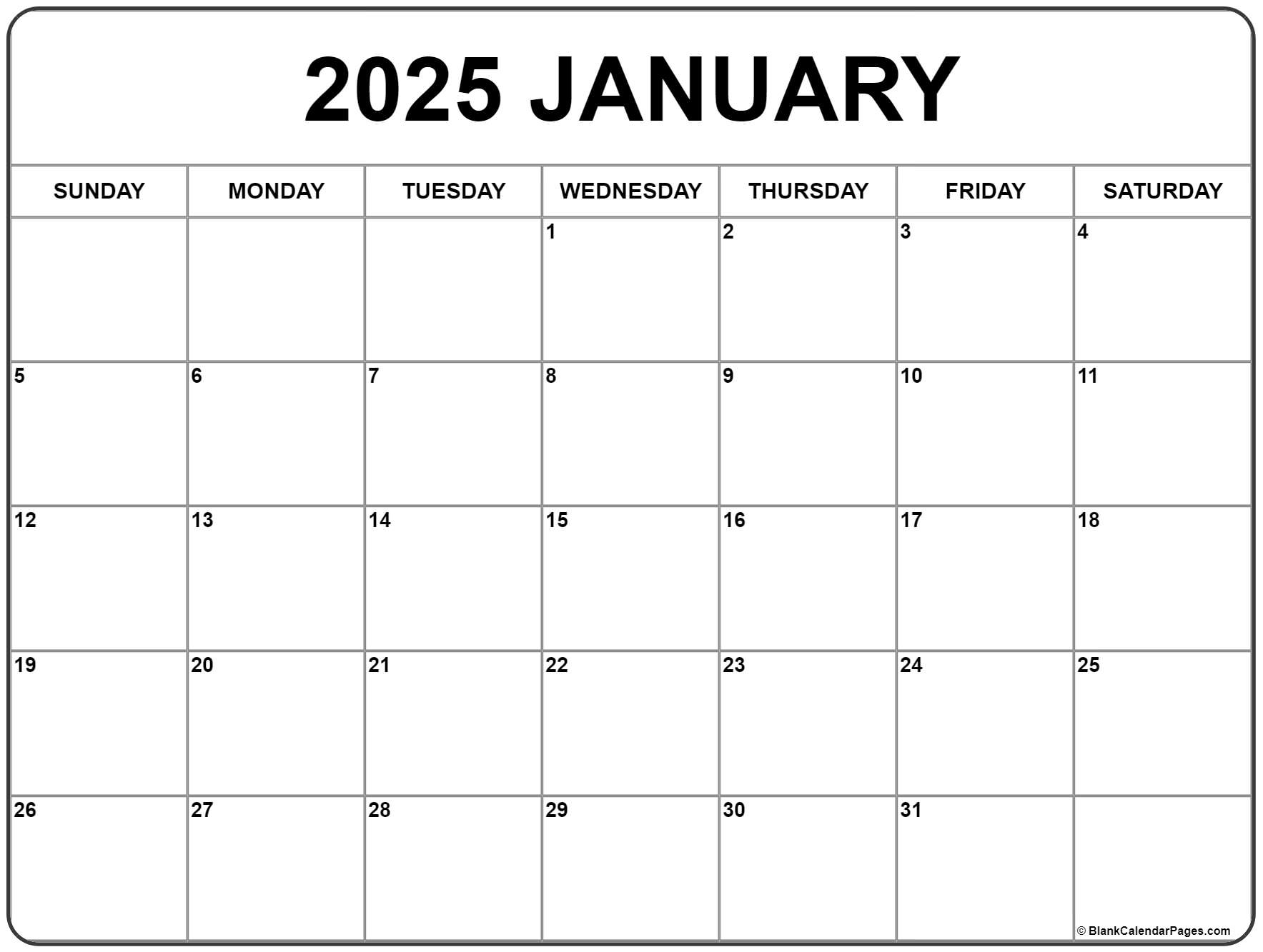 2025 Blank Calendar Printable Pdf Blank Calendars Reina Emmalynne