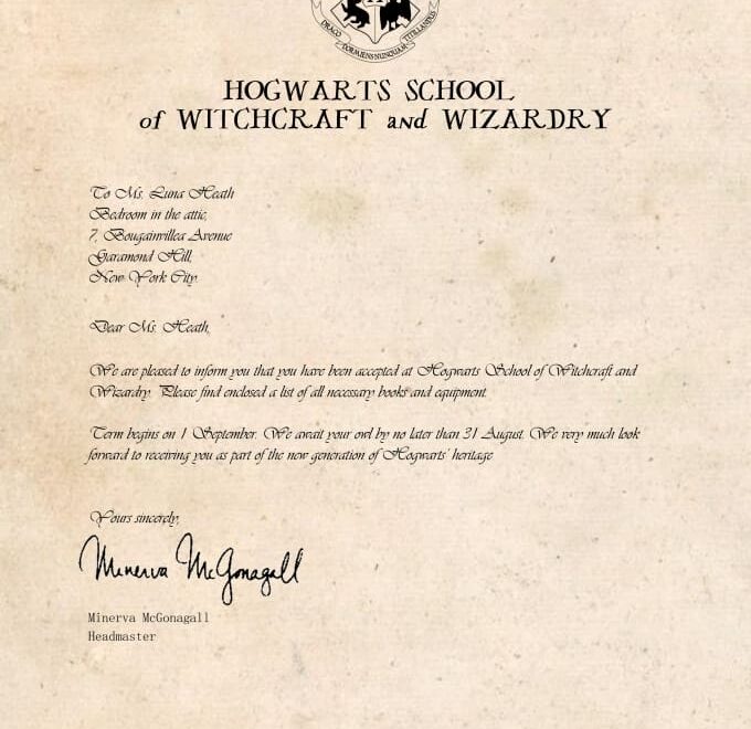 41 Hogwarts Invitation Template Blank Printable Hogwarts Letter