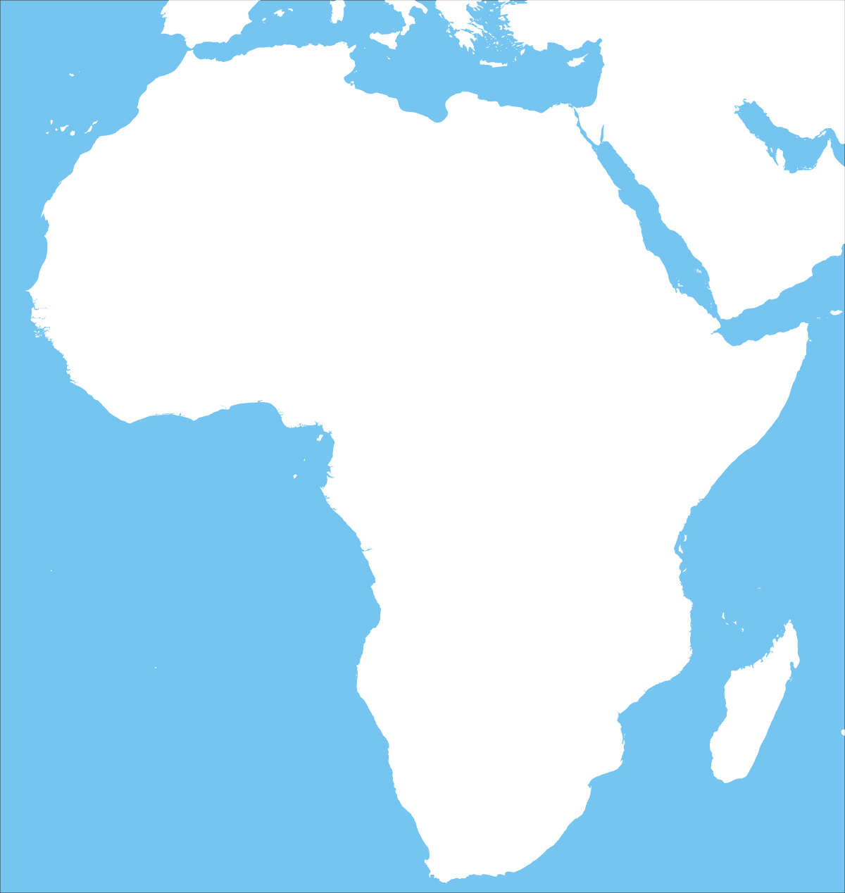 Africa Printable Maps By Freeworldmaps