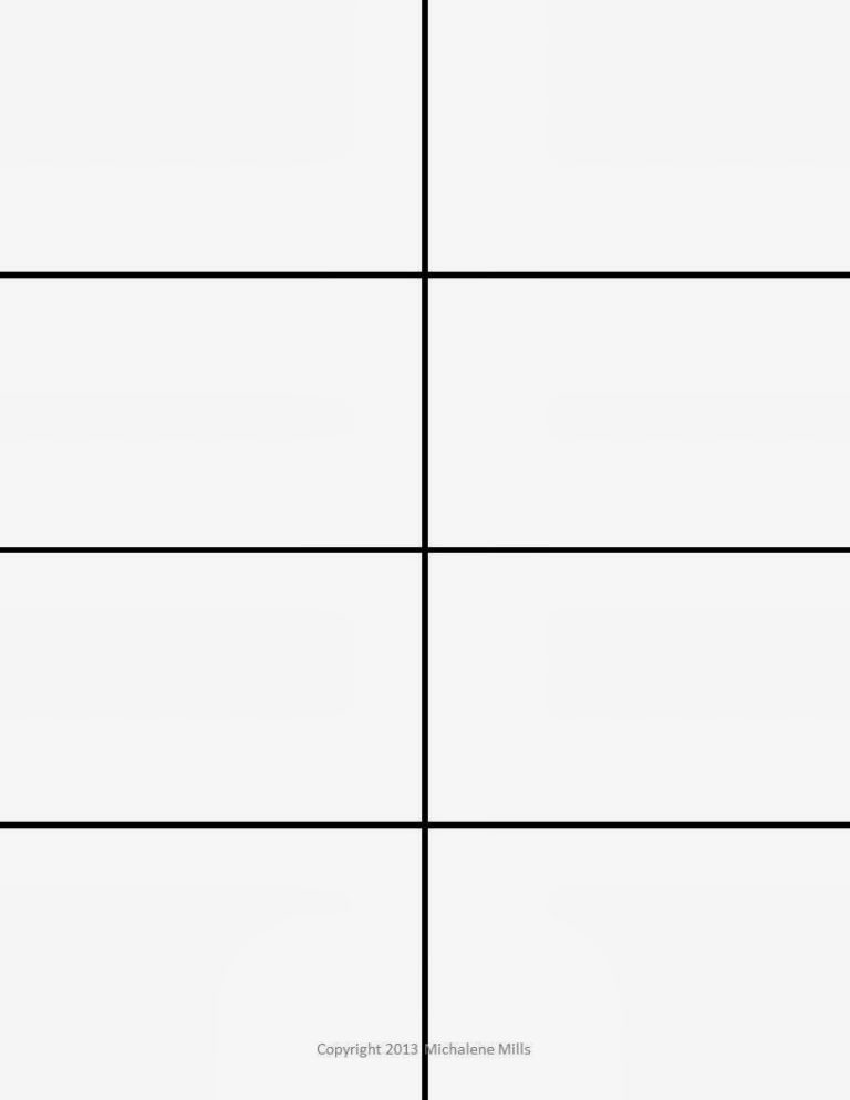 Amazing Free Printable Blank Flash Cards Template Sparklingstemware