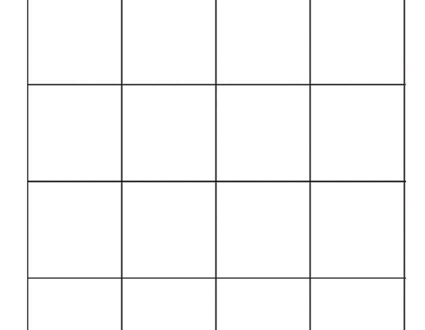 Bingo Cards 4 Per Sheet
