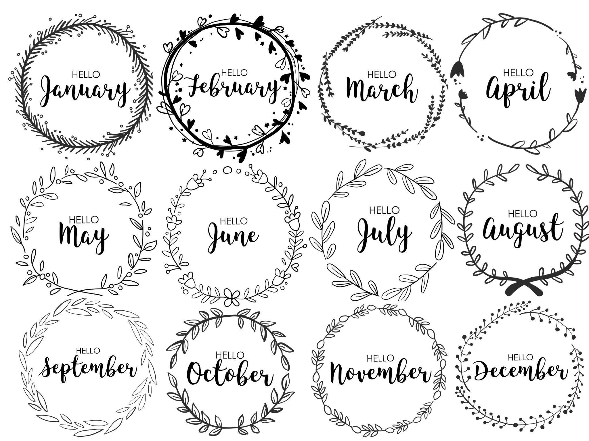 Blank Bullet Journal Printables