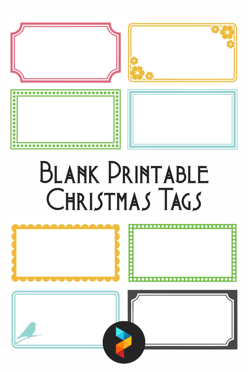 Blank Christmas Tags 10 Free PDF Printables Printablee