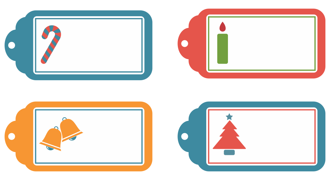 Blank Christmas Tags 10 Free PDF Printables Printablee