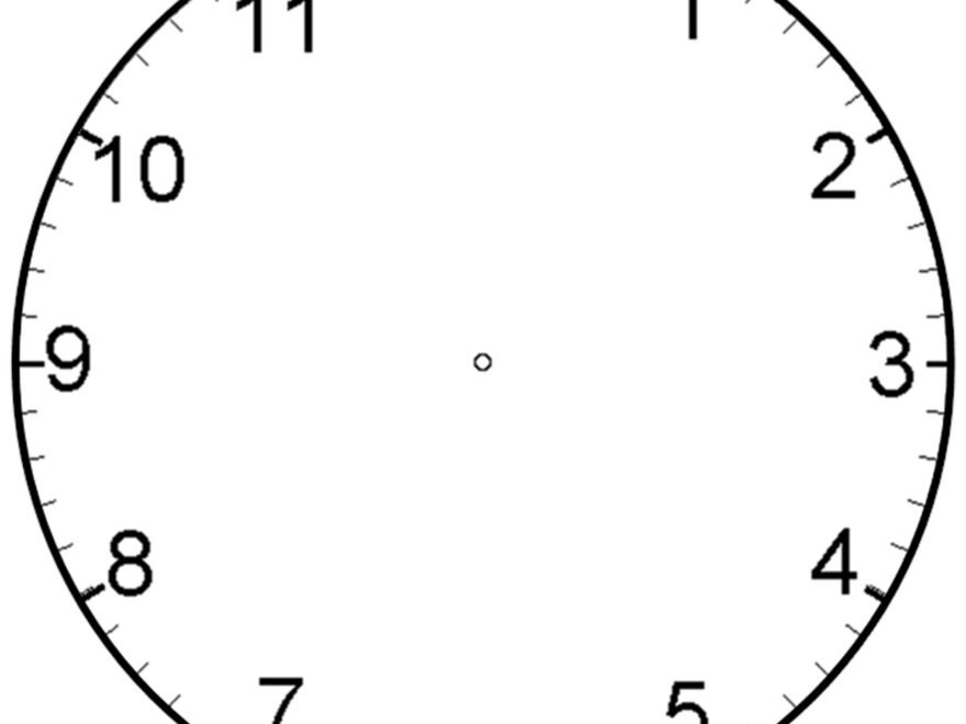 Blank Clock Face Printable Cliparts co