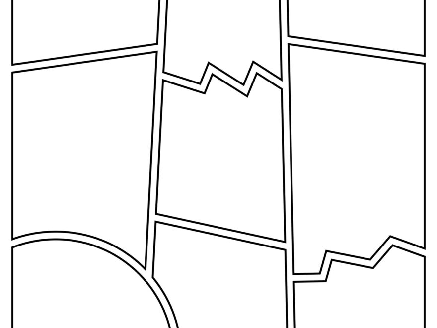 Blank Comic Strip Template Printable Printable Templates