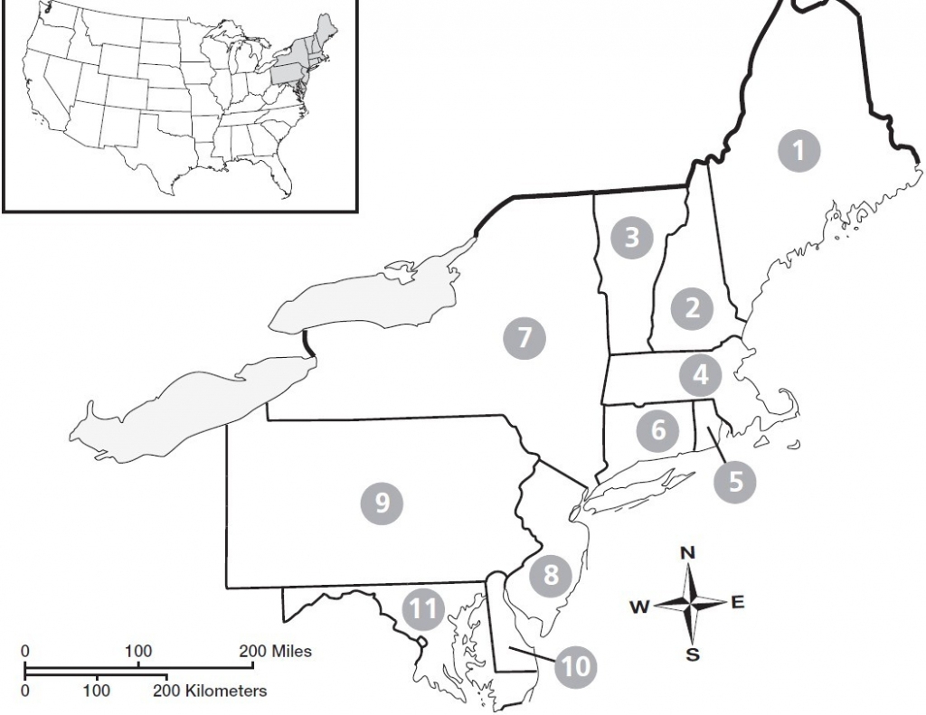Blank Northeast Us Map Printable Printable US Maps