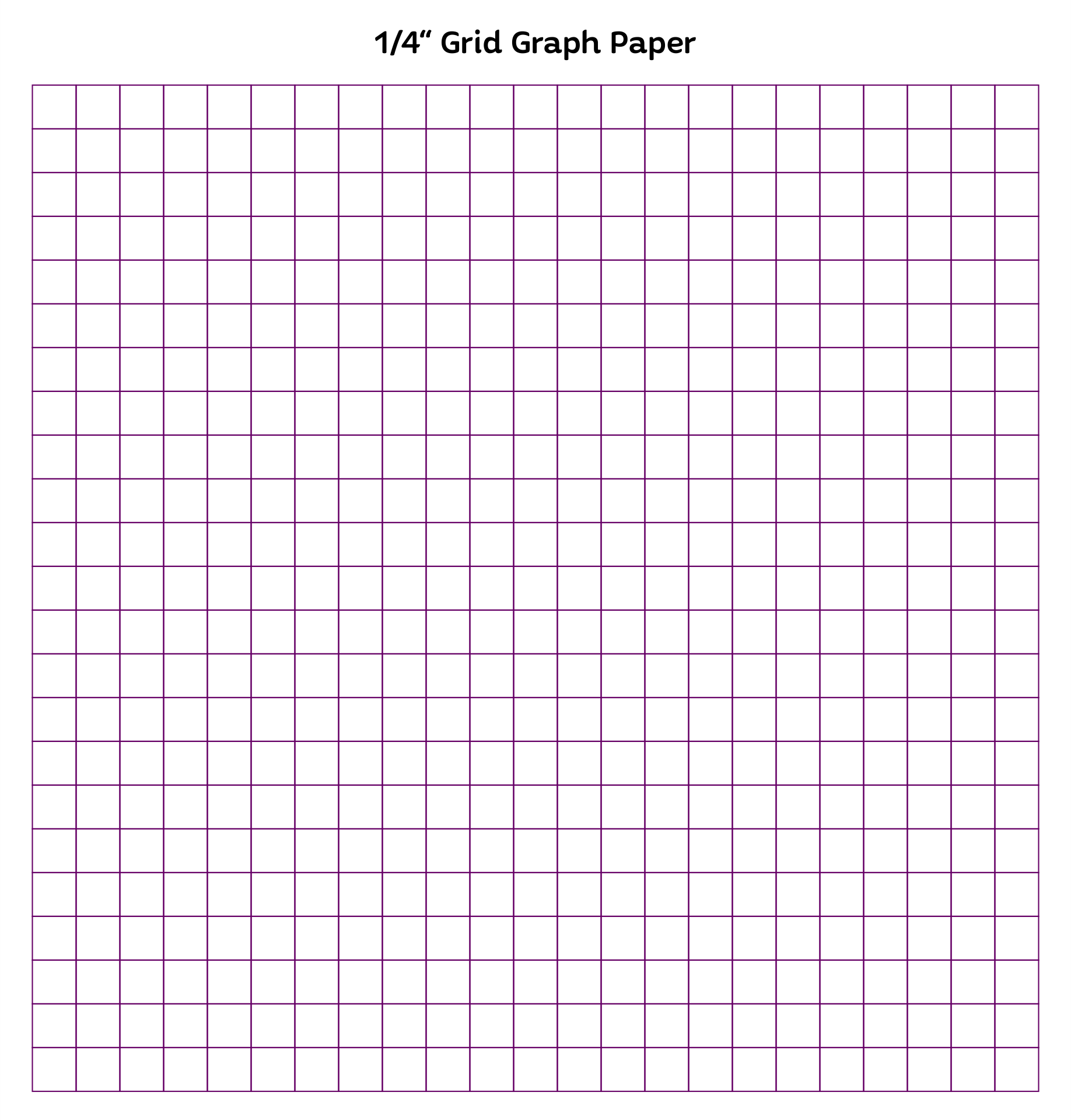 Blank Number Grid Printable