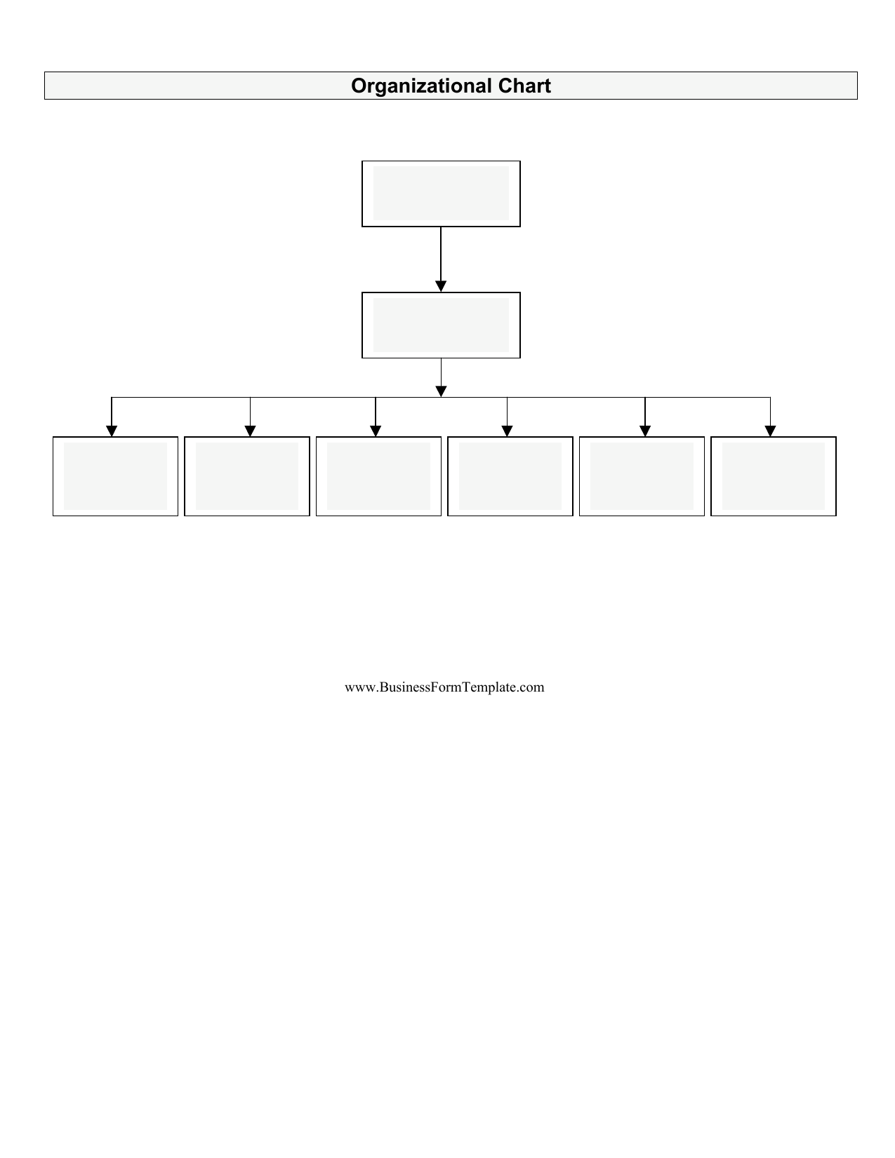 Blank Organizational Chart