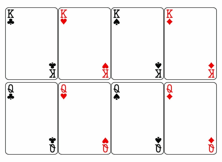 Blank Printable Playing Cards