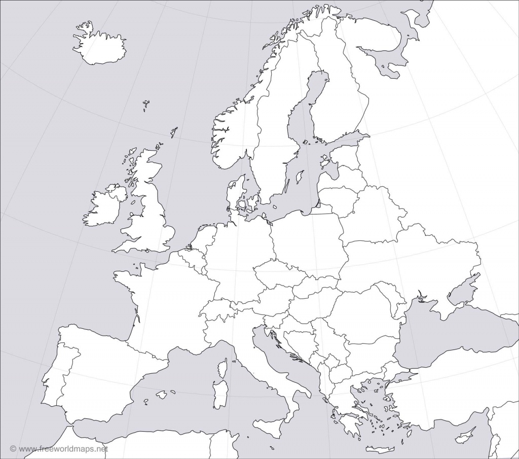 Blank Political Map Of Europe Printable Printable Maps