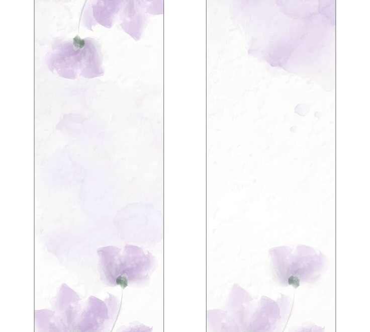 Blank Printable Watercolor Bookmarks Free Printable Bookmarks