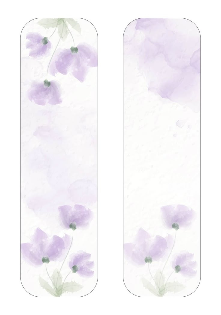 Blank Printable Watercolor Bookmarks Free Printable Bookmarks 