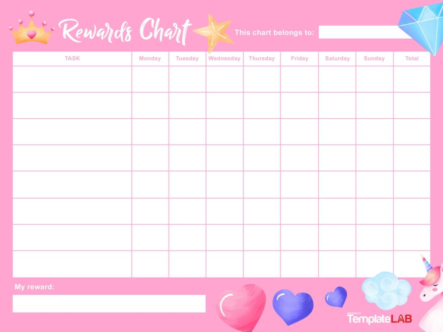 Blank Reward Chart Printable Free Printable Free Templates
