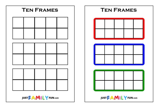 Blank Ten Frame Printable Free Infoupdate