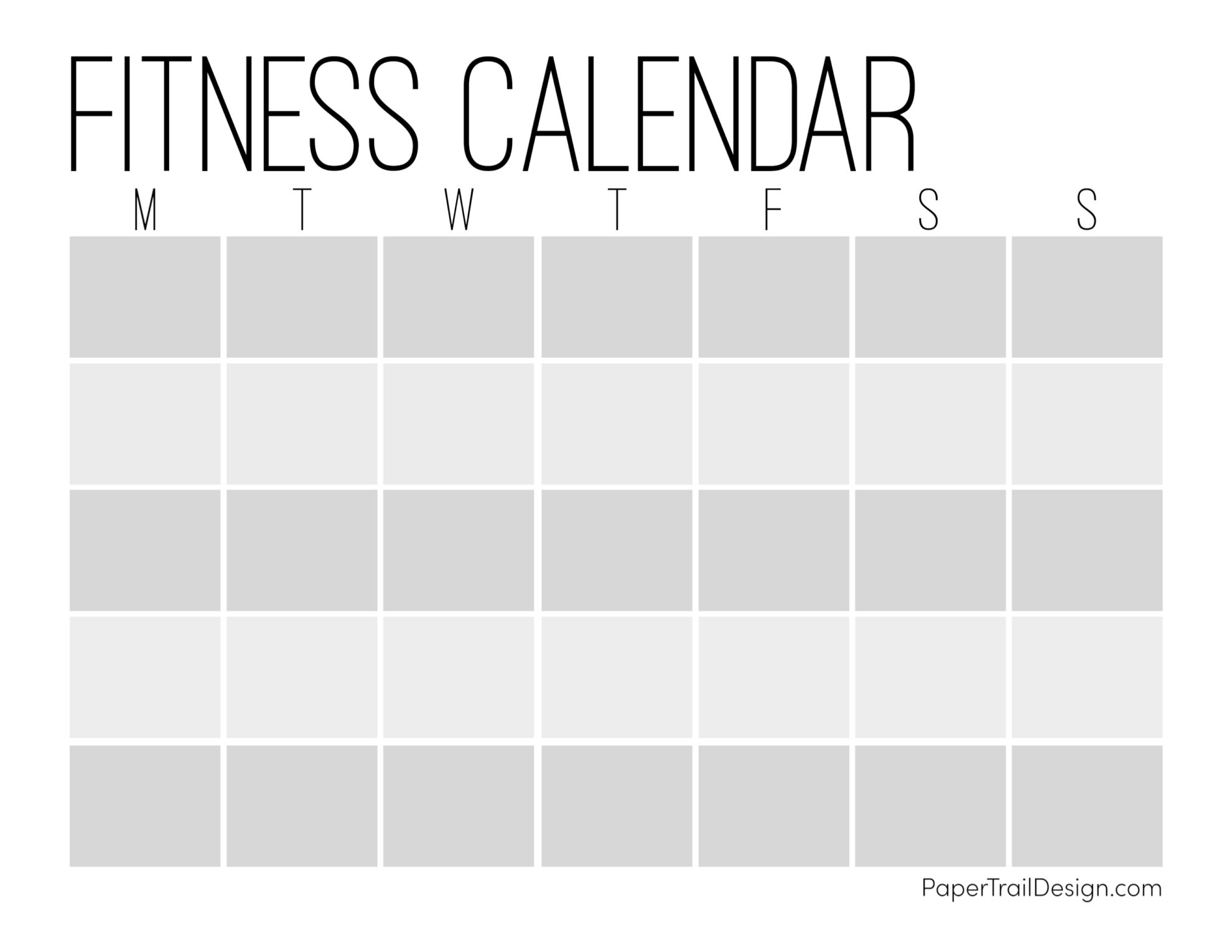 Blank Workout Schedule Template Sarseh