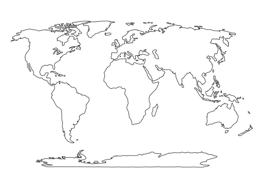 Blank world map jpg Map Pictures