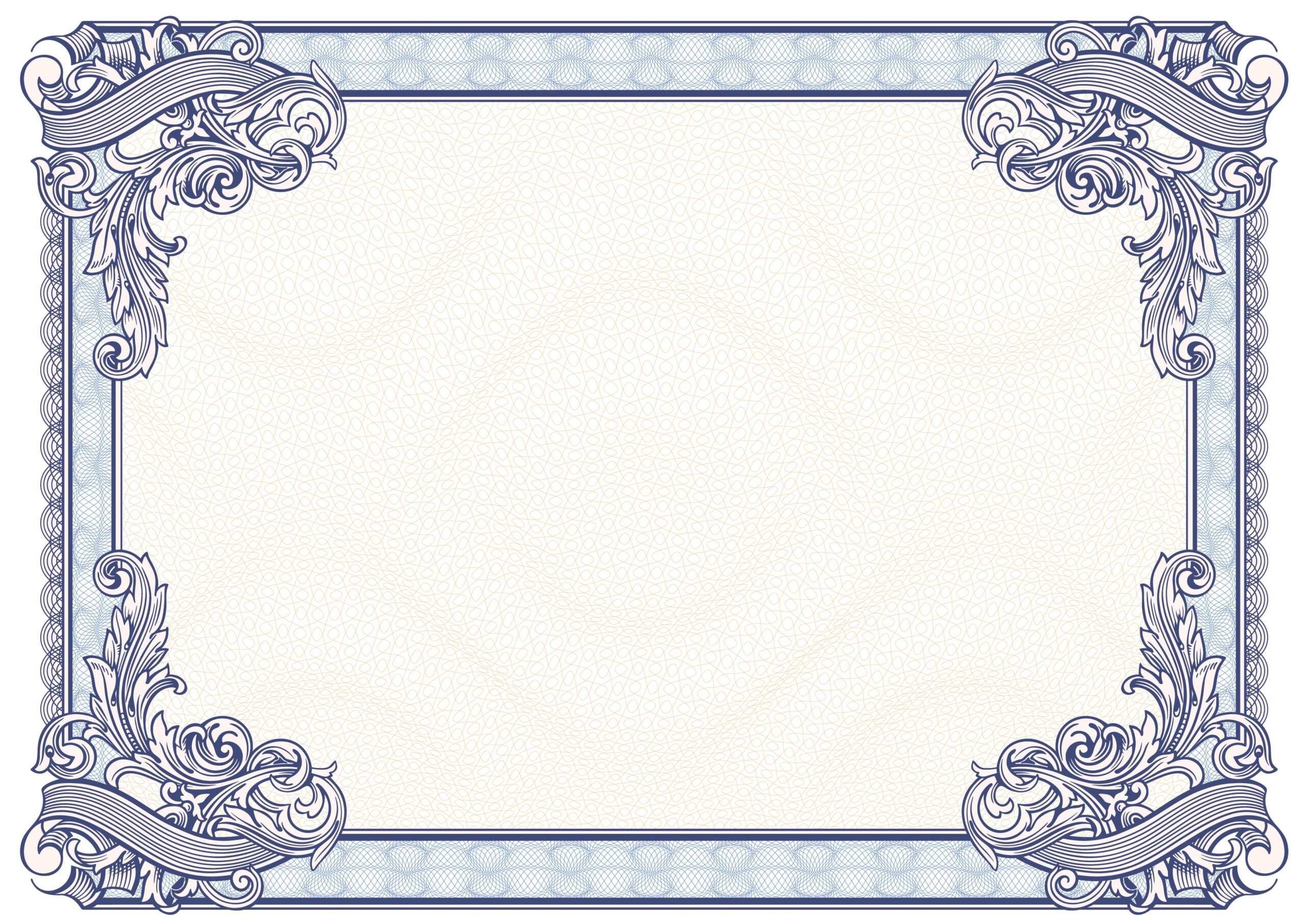 Certificate Border Vector Free At GetDrawings Free Download