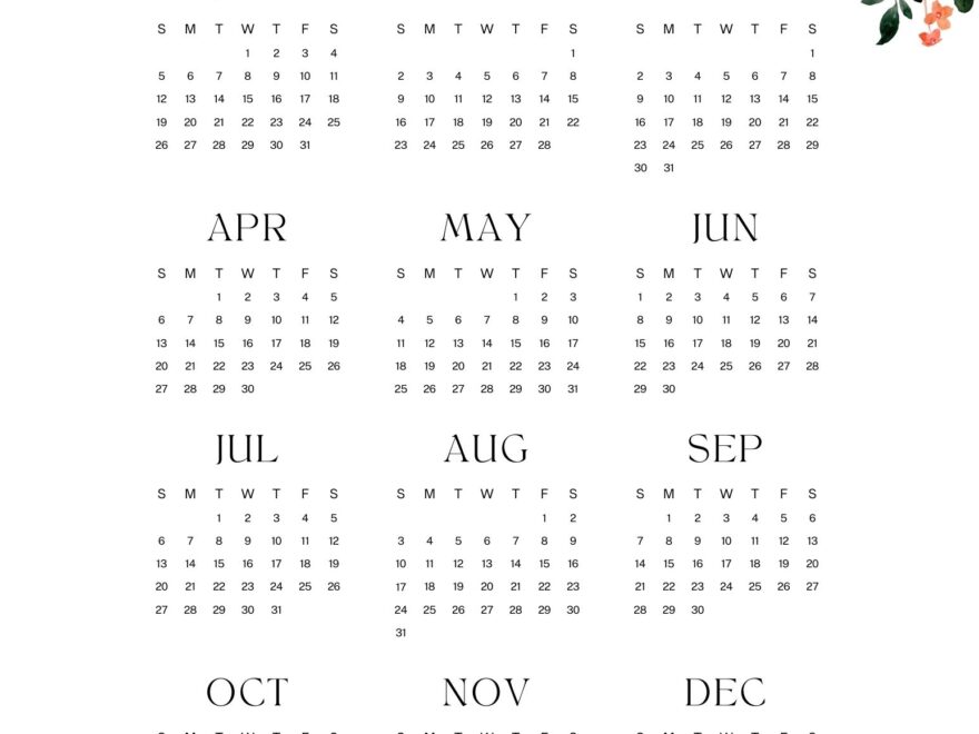 Free 2025 Printable Calendars Free 2025 Printable Calendars EntheosWeb