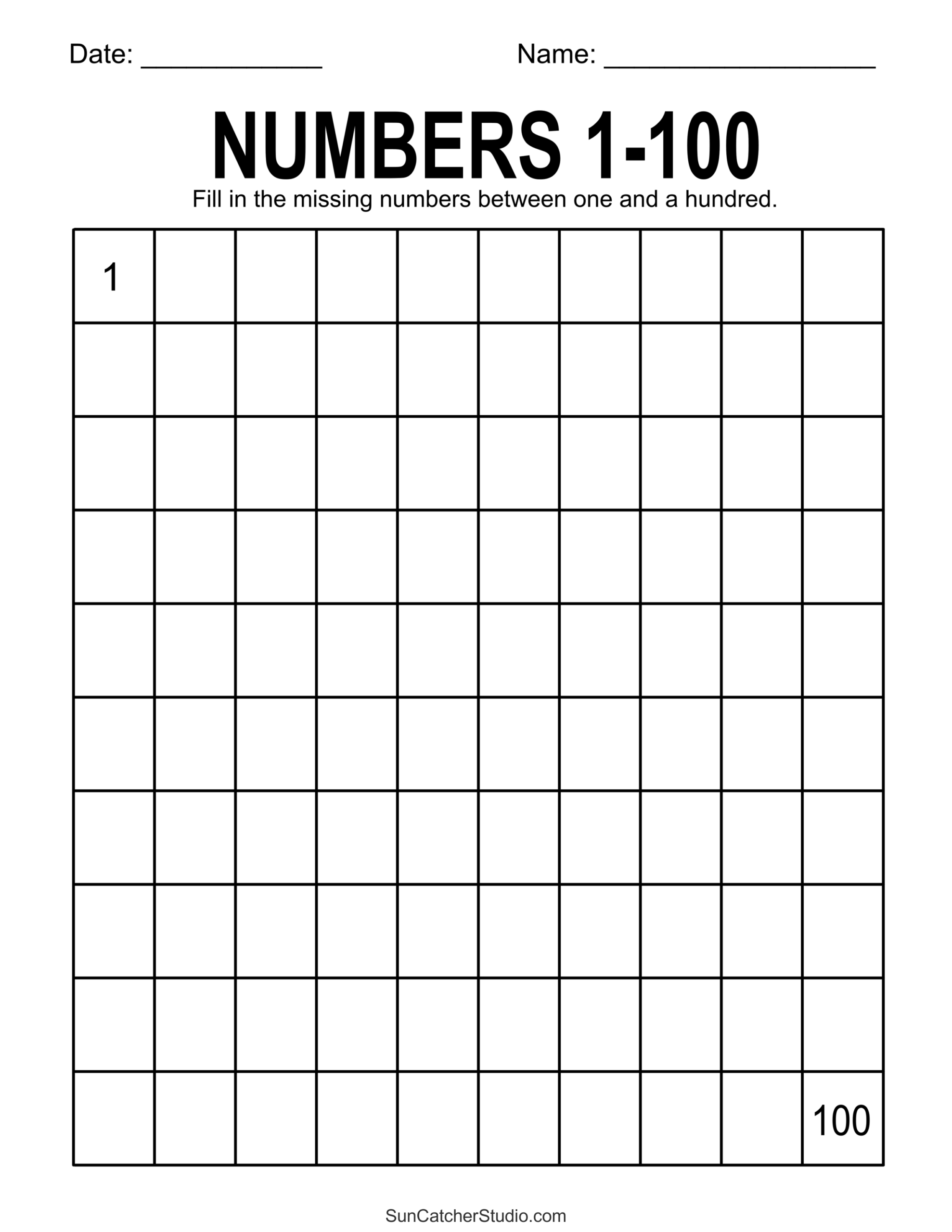 Free Blank 100 Grid Worksheet Download Free Blank 100 Grid Worksheet Png Images Free Worksheets On Clipart Library
