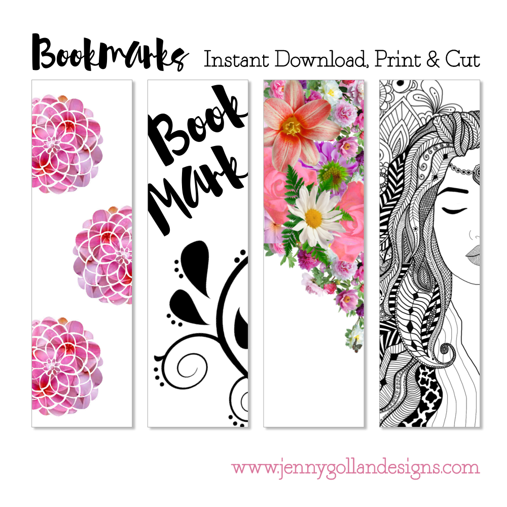 Free Printable Blank Bookmarks
