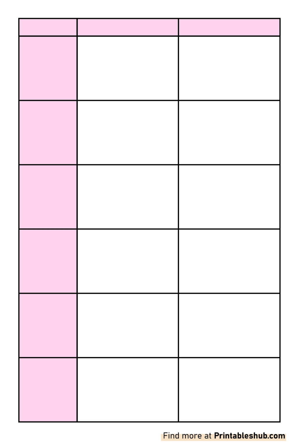 Free Printable Blank Comparison Chart Templates PDF Included 