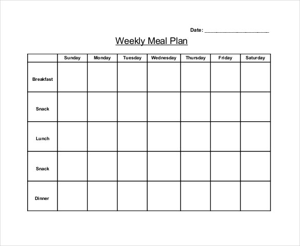 Free Printable Blank Menu Template Printable Templates Free
