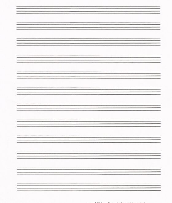Free Printable Blank Music Staff Paper Templates Printable