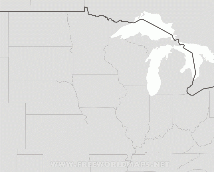 Free Printable Maps Of The Midwest