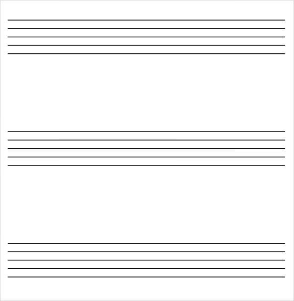 Free Printable Staff Paper