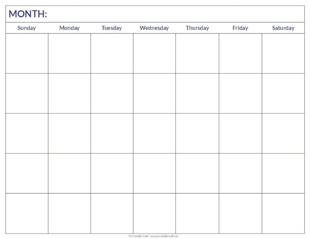 Monthly Calendar