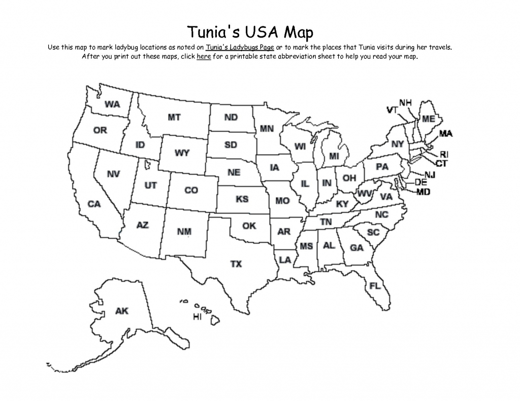 Printable Us Map Blank