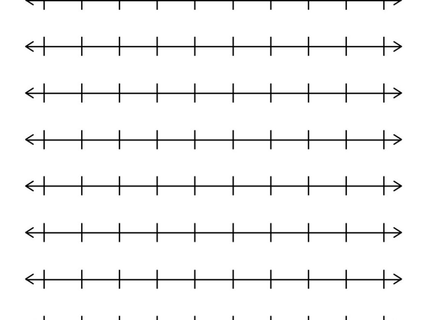 Number Line Template 03 Tim 39 s Printables