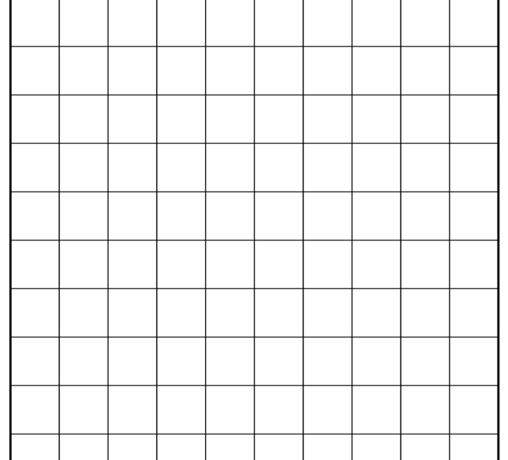 Printable Blank 100 Chart