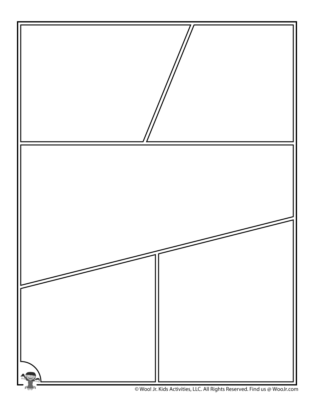Printable Blank Comic Strips
