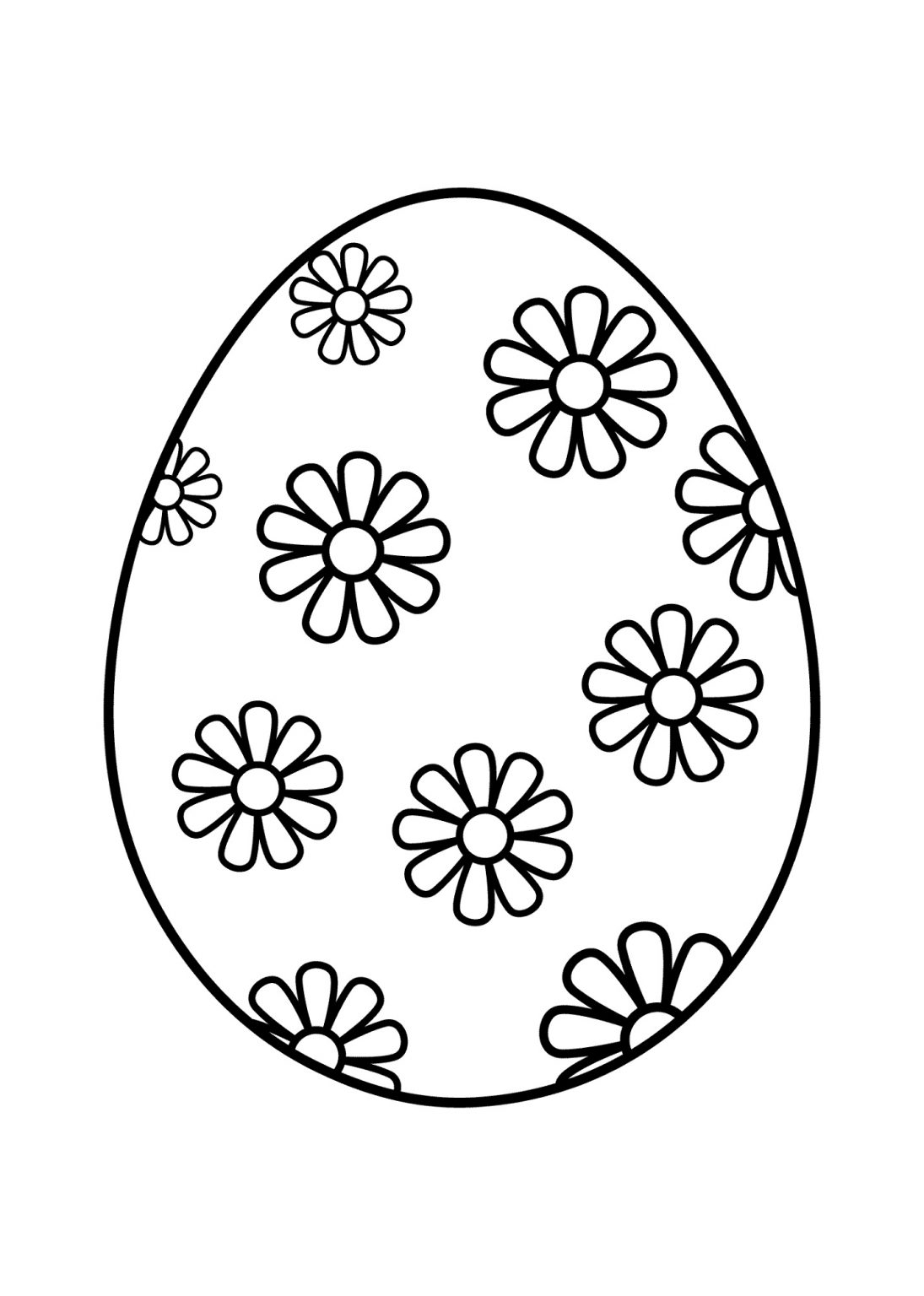 Printable Blank Easter Egg Templates 101 Activity