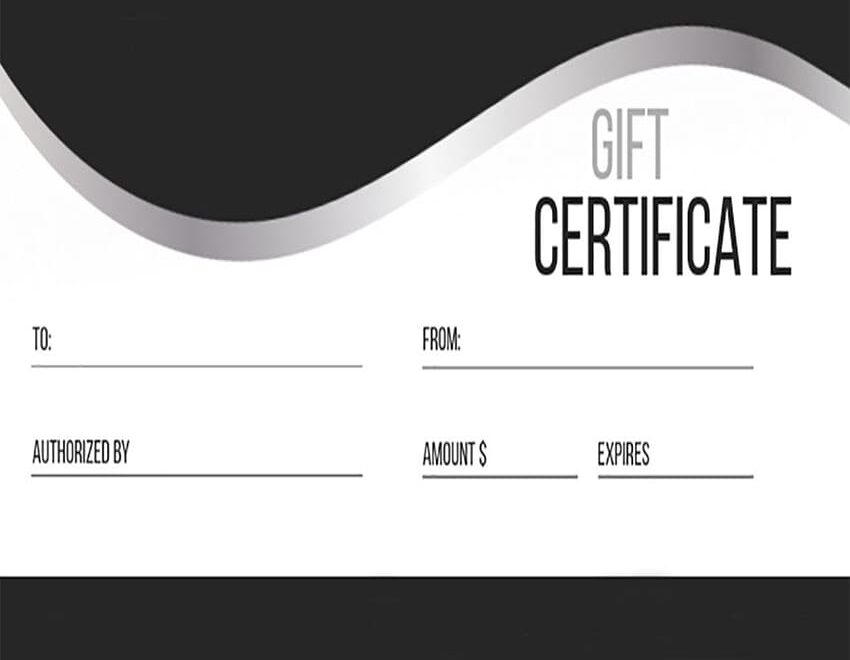 Printable Blank Gift Certificates Free Download And Print For You