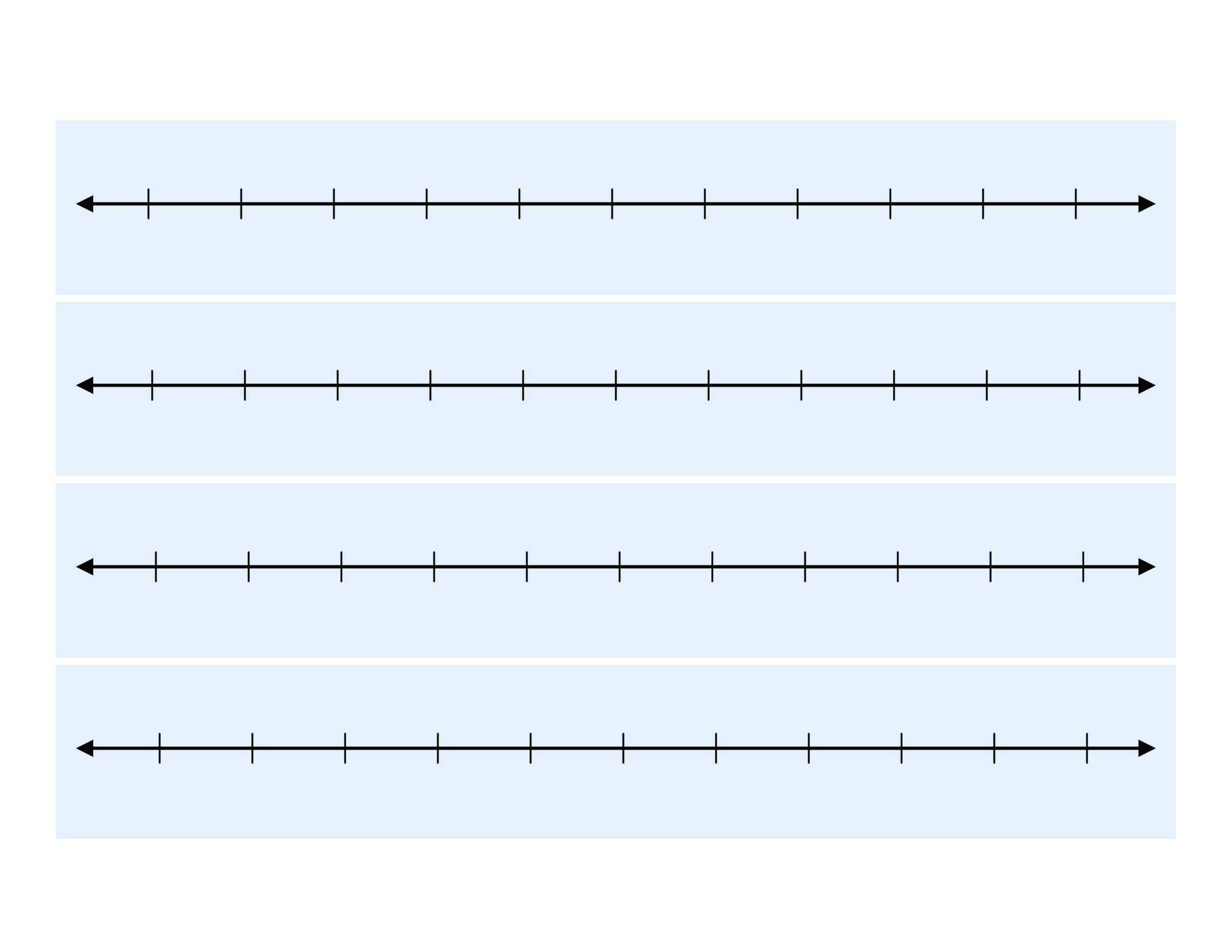 Printable Blank Number Line 1 10 Printable JD
