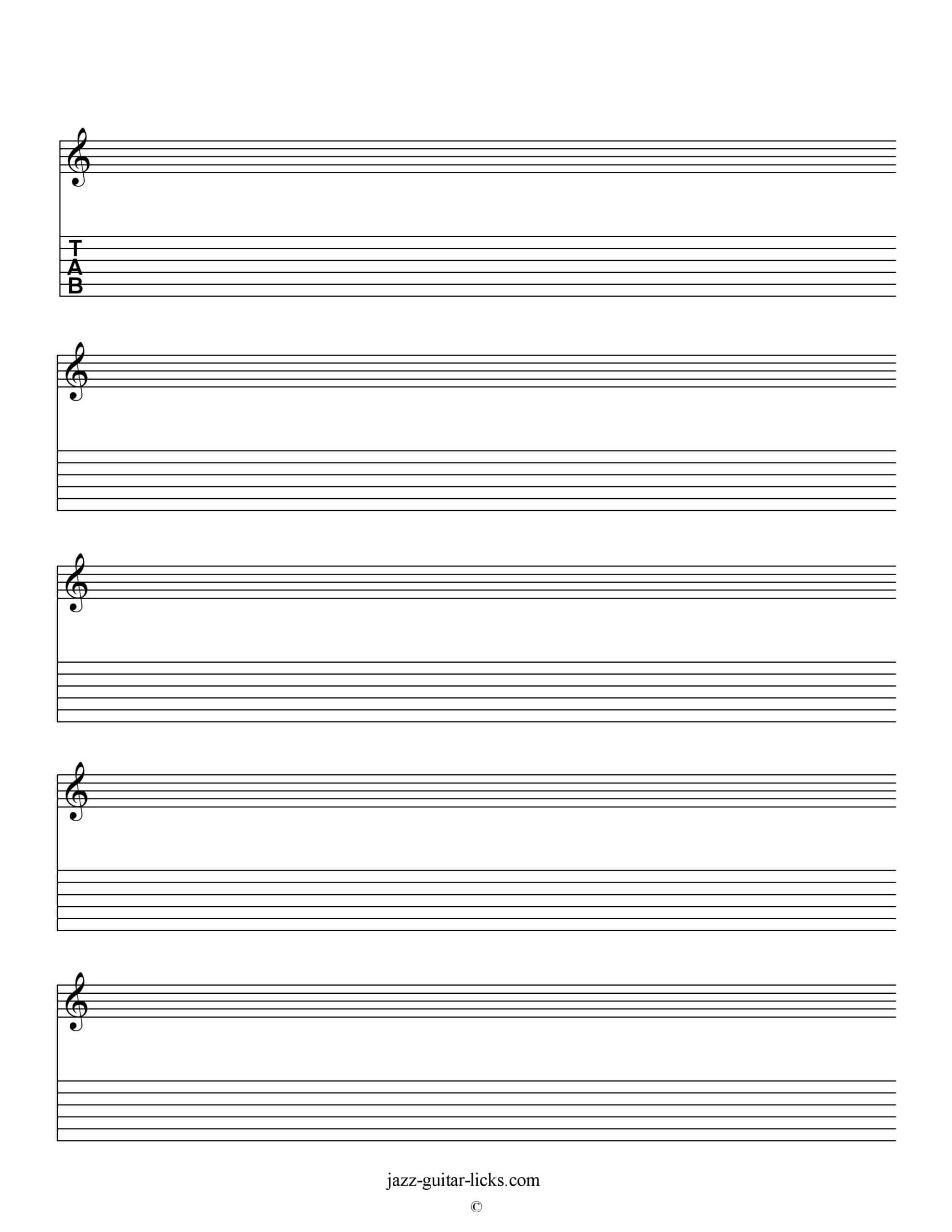 Printable Blank Sheet Music With Bar Lines Holfdial