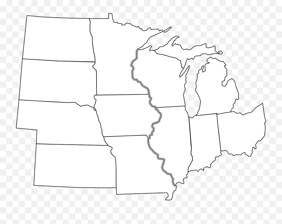 Printable Midwest Maps Fourth Grade