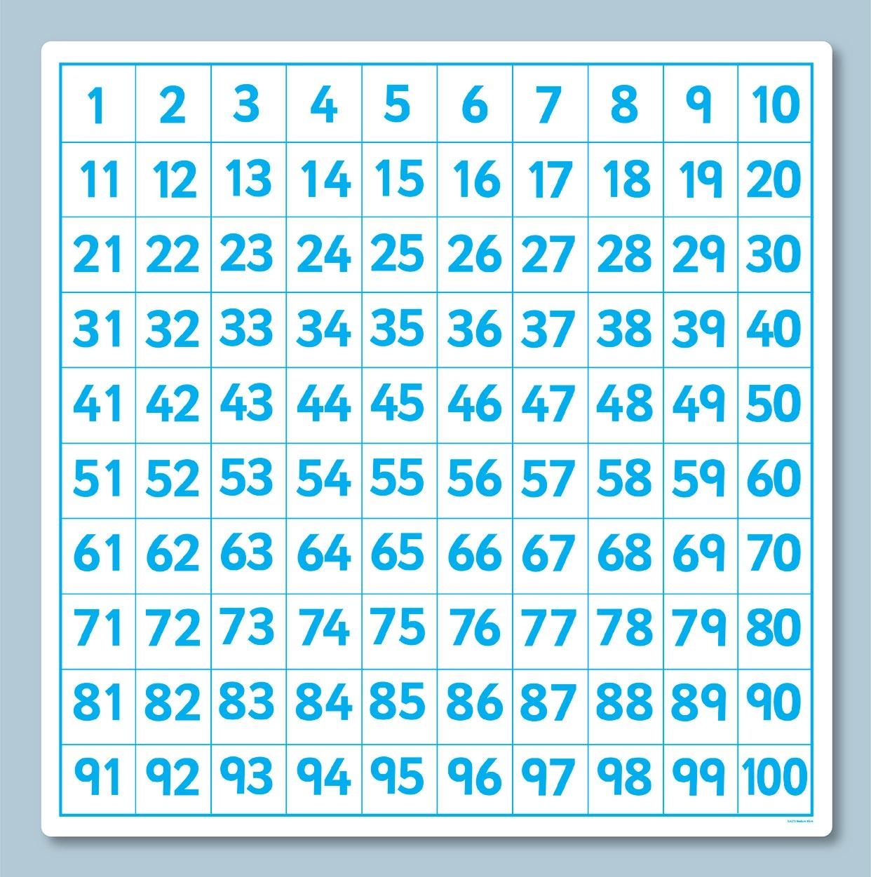 Printable Number Grid