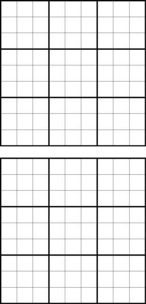 Printable Sudoku Grids Have Fun Anytime Printable Blank Sudoku 