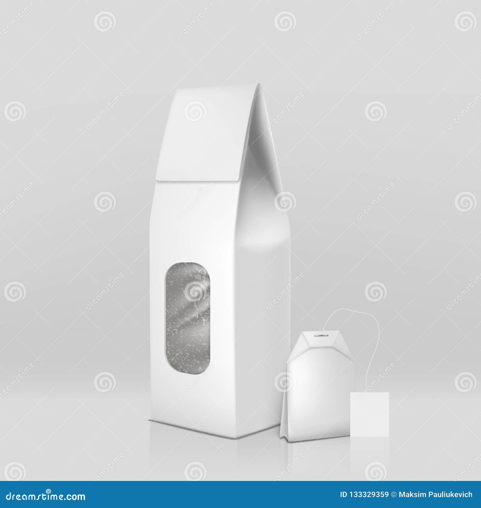 Printable Blank Tea Packet