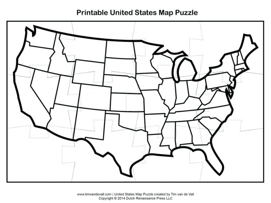 Usa Blank Map Large Printable Us Outline Worksheet United States