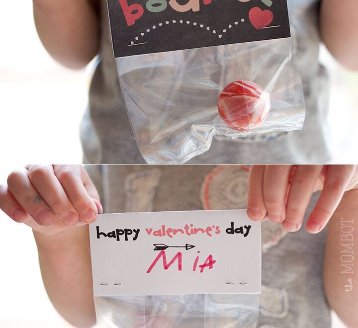 Valentine s Day Baggie Toppers free Printable The Mombot